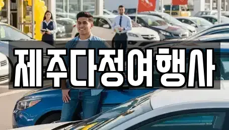 제주특별자치도 제주시 일도이동 렌트카 전문 제주다정여행사