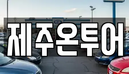 제주특별자치도 제주시 일도이동 렌트카 전문 제주온투어