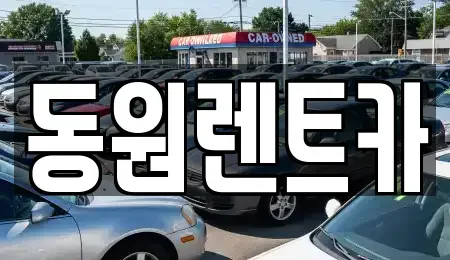 충남 논산시 광석면 렌트카 전문 동원렌트카