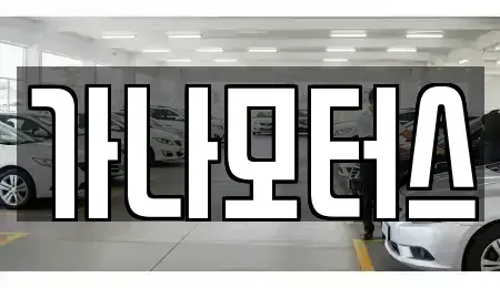 충남 당진시 합덕읍 중고차 전문 가나모터스
