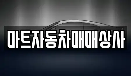 충남 보령시 화산동 중고차매매 전문 마트자동차매매상사