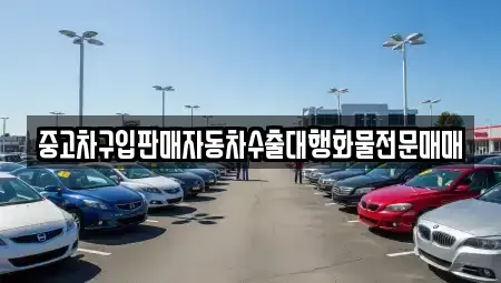 충북 옥천군 청성면 중고차매매 전문 중고차구입판매자동차수출대행화물전문매매