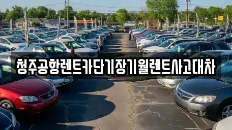 충북 청주시 서원구 개신동 렌트카 전문 청주공항렌트카단기장기월렌트사고대차