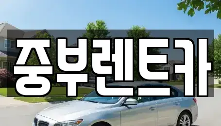 충북 청주시 청원구 우암동 렌트카 전문 중부렌트카