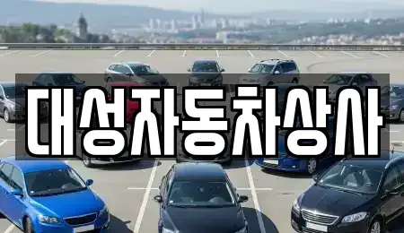 충청남도 공주시 금흥동 중고차 전문 대성자동차상사