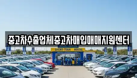 충청남도 공주시 금흥동 중고차매매 전문 중고차수출업체중고차매입매매지원센터