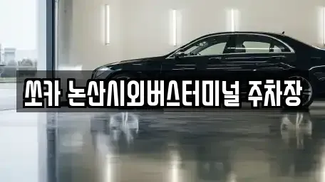 충청남도 논산시 화지동 렌트카 전문 쏘카 논산시외버스터미널 주차장